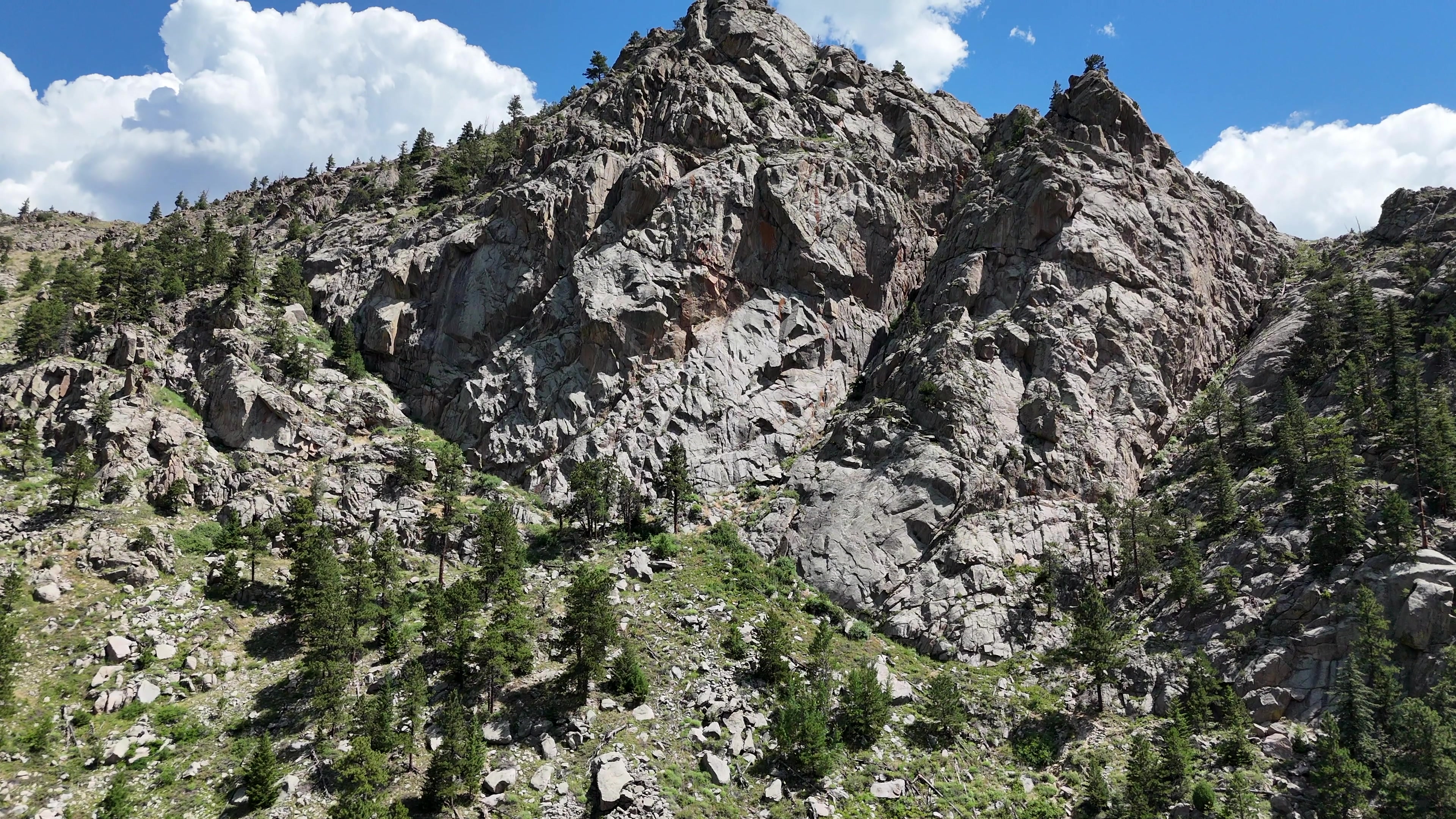 Rocky Mountain peaks and valleys