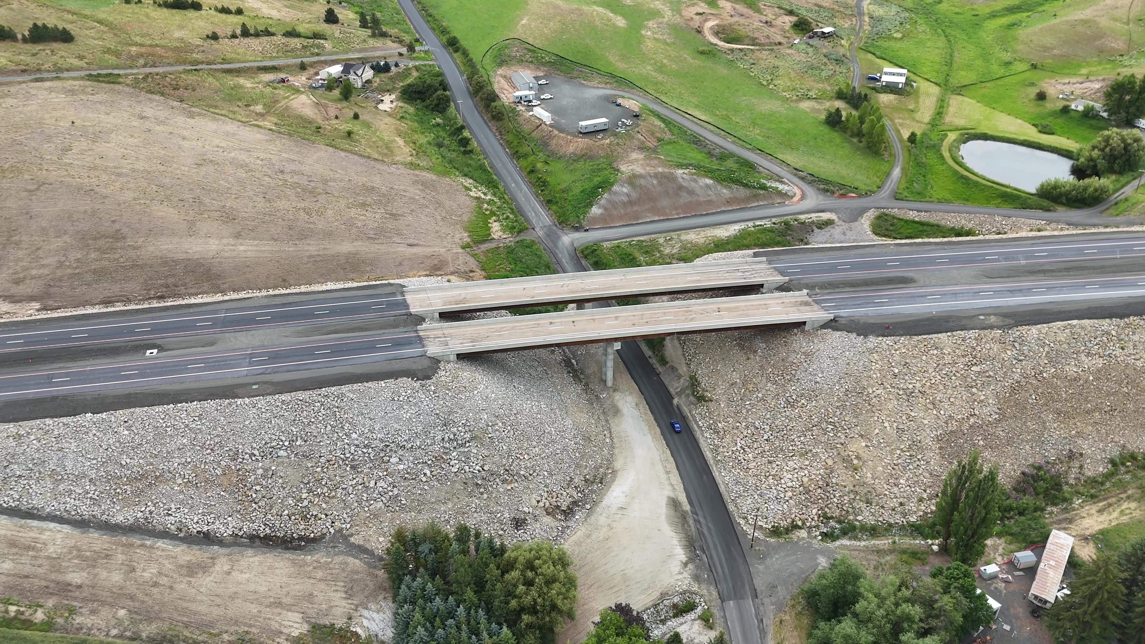 US-95 construction through Moscow